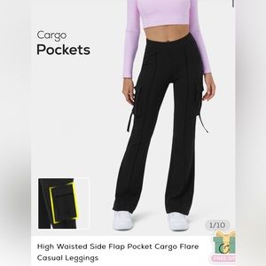 Halara Flap pocket pant size medium NWOT